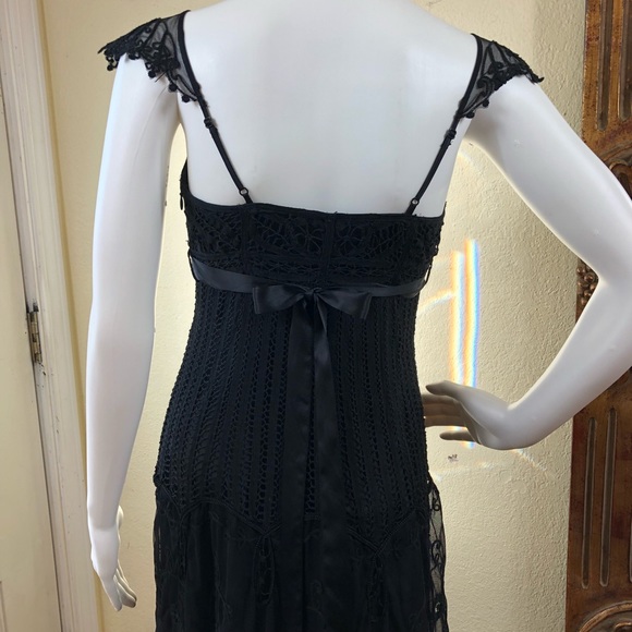 Betsy Johnson of New York Size 2 Black Lace - Picture 4 of 8